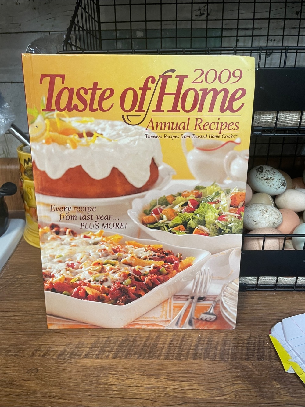 Taste of Home Cookbook 2009 - Yellow Cover